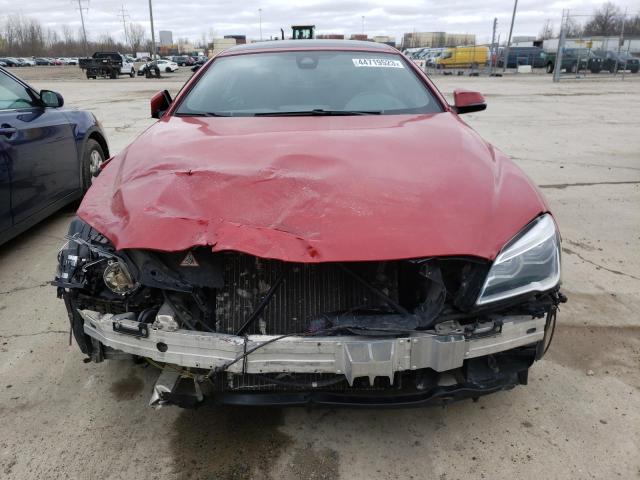 WBA6D6C52HG388194 - 2017 BMW 650XI XI GRAN COUPE RED photo 5