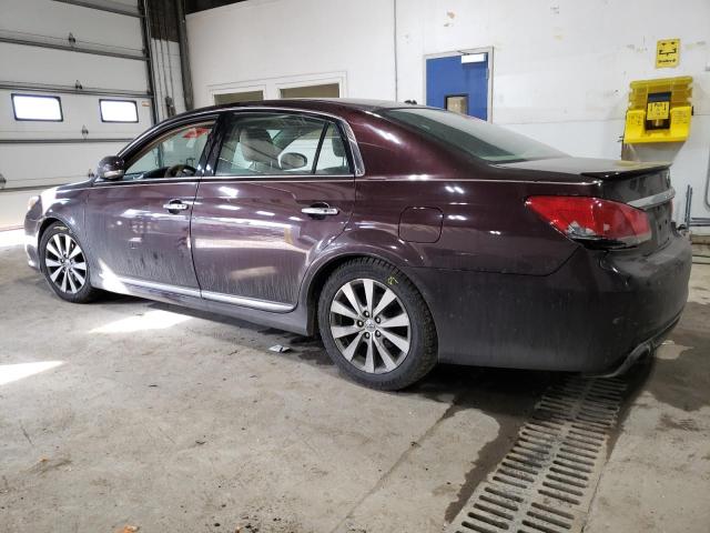 4T1BK3DBXCU465880 - 2012 TOYOTA AVALON BASE BURGUNDY photo 2