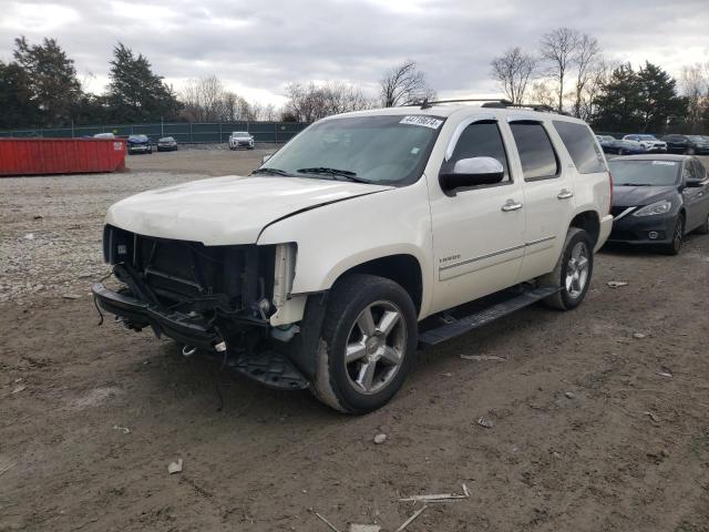 1GNSKCE03BR331481 - 2011 CHEVROLET TAHOE K1500 LTZ WHITE photo 1