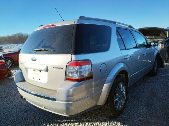 1FMDK03WX8GA16037 - 2008 FORD TAURUS X LIMITED SILVER photo 4