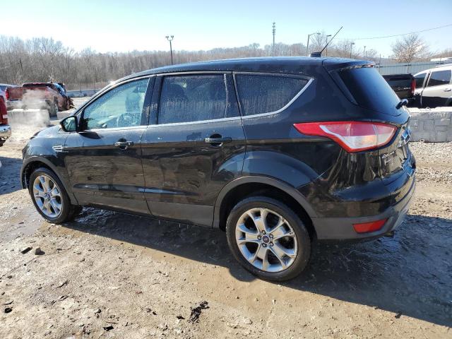 1FMCU9HX8DUD40370 - 2013 FORD ESCAPE SEL BLACK photo 2