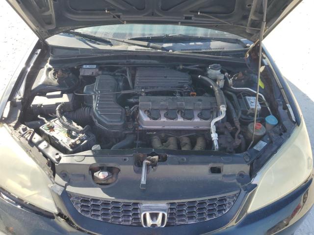 1HGEM21034L037490 - 2004 HONDA CIVIC EX BLACK photo 11