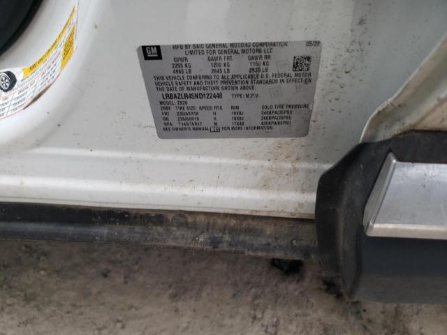 LRBAZLR45ND122448 - 2022 BUICK ENVISION PREFERRED Ağ foto 13