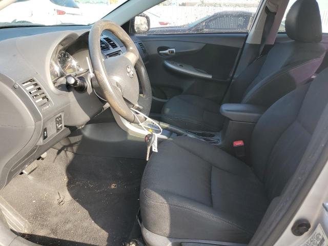 5YFBU4EE6DP137464 - 2013 TOYOTA COROLLA BASE SILVER photo 7