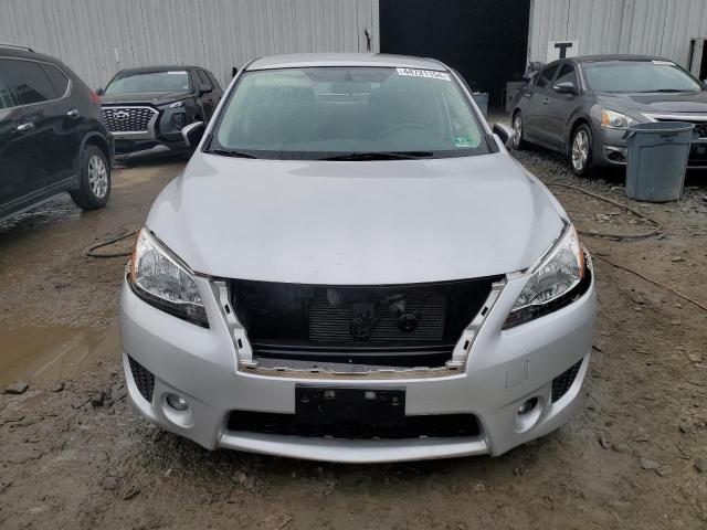 3N1AB7AP1EY307955 - 2014 NISSAN SENTRA S SILVER photo 5