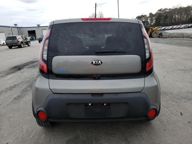 KNDJP3A50F7138875 - 2015 KIA SOUL + GRAY photo 6