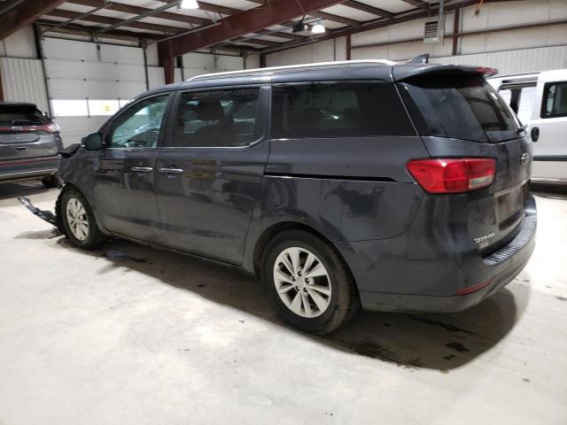 KNDMB5C11H6284387 - 2017 KIA SEDONA LX GRAY photo 2