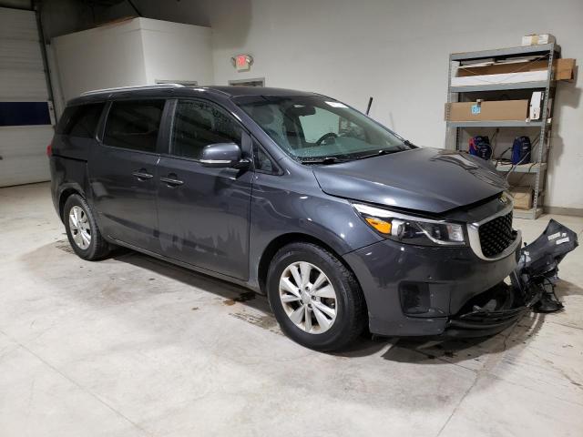 KNDMB5C11H6284387 - 2017 KIA SEDONA LX GRAY photo 4