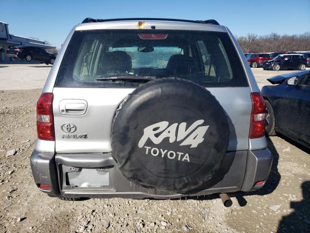 JTEGD20V850050397 - 2005 TOYOTA RAV4 SILVER photo 6