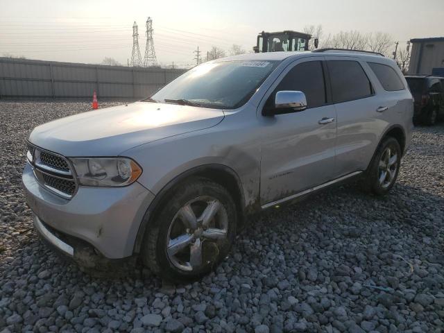 1D4SE5GT8BC664512 - 2011 DODGE DURANGO CITADEL SILVER photo 1