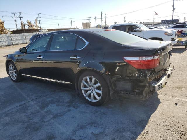 JTHGL46F675001030 - 2007 LEXUS LS 460L BLACK photo 2