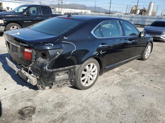 JTHGL46F675001030 - 2007 LEXUS LS 460L BLACK photo 3