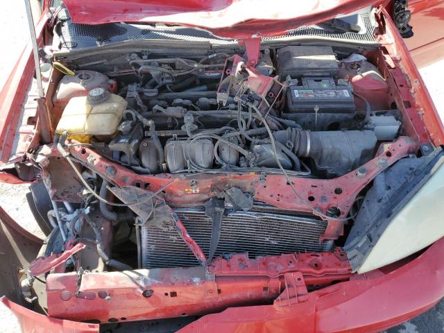 1FAFP34N37W232764 - 2007 FORD FOCUS ZX4 RED photo 11