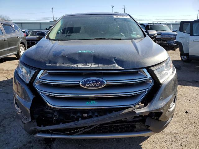 2FMTK3J86FBB32082 - 2015 FORD EDGE SEL CHARCOAL photo 5