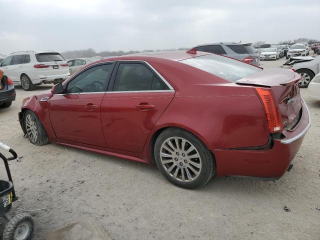 1G6DK5EGXA0103669 - 2010 CADILLAC CTS PERFORMANCE COLLECTION RED photo 2