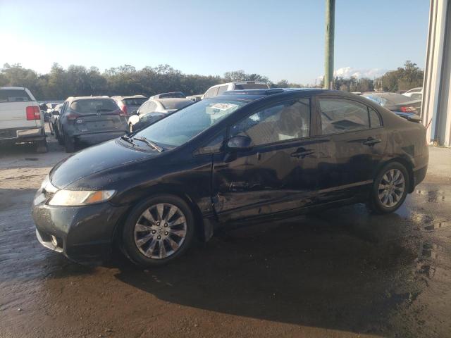 2HGFA1F94AH562114 - 2010 HONDA CIVIC EXL BLACK photo 1