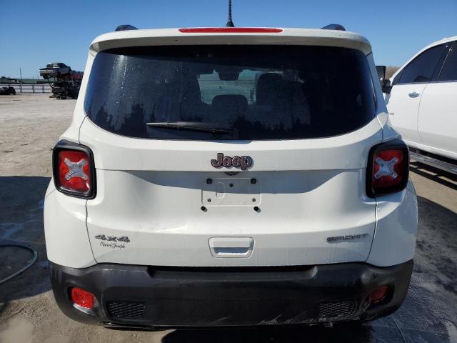 ZACNJBAB3KPK07796 - 2019 JEEP RENEGADE SPORT WHITE photo 6