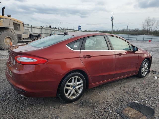 3FA6P0H70ER114035 - 2014 FORD FUSION SE MAROON photo 3