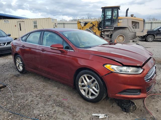 3FA6P0H70ER114035 - 2014 FORD FUSION SE MAROON photo 4