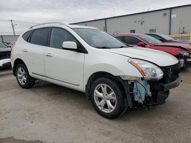 JN8AS5MT2BW175497 - 2011 NISSAN ROGUE S WHITE photo 4