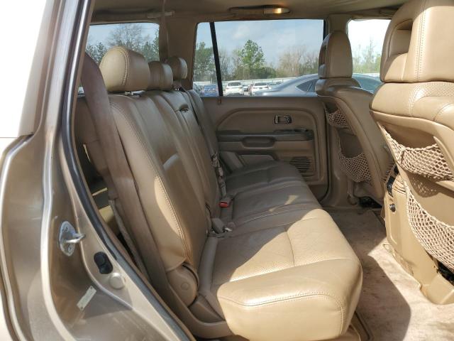 5FNYF18625B014071 - 2005 HONDA PILOT EXL TAN photo 11