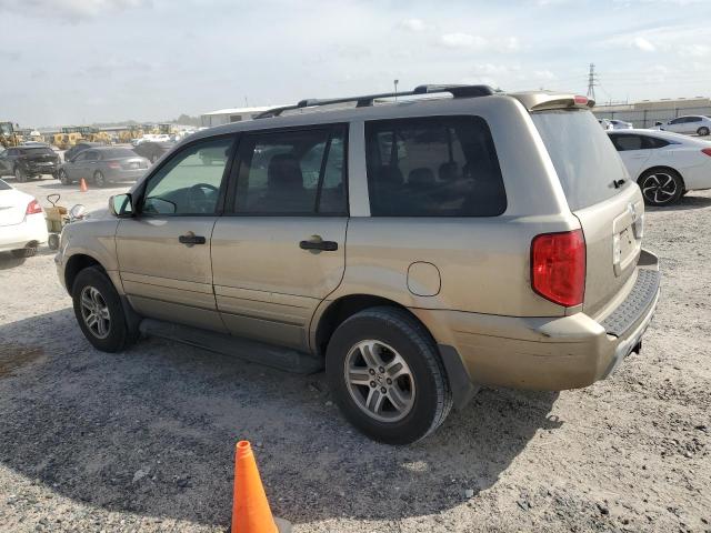 5FNYF18625B014071 - 2005 HONDA PILOT EXL TAN photo 2