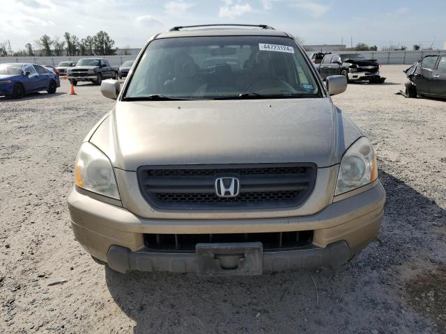 5FNYF18625B014071 - 2005 HONDA PILOT EXL TAN photo 5