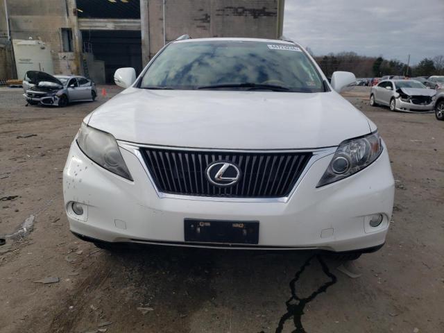 2T2BK1BA4AC031804 - 2010 LEXUS RX 350 WHITE photo 5