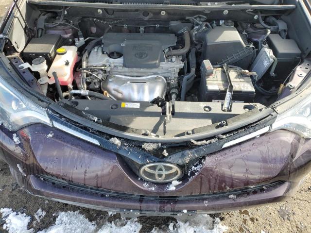 2T3BFREV7HW593542 - 2017 TOYOTA RAV4 LE BURGUNDY photo 11