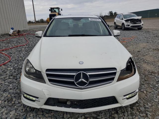 WDDGF4HB2EA945713 - 2014 MERCEDES-BENZ C 250 WHITE photo 5