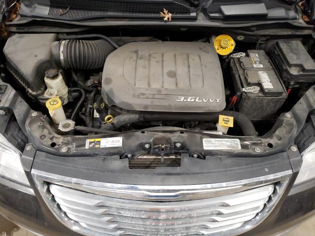 2C4RC1CG8FR726474 - 2015 CHRYSLER TOWN & COU TOURING L GRAY photo 12