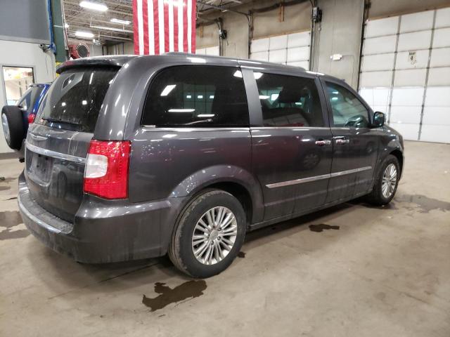 2C4RC1CG8FR726474 - 2015 CHRYSLER TOWN & COU TOURING L GRAY photo 3