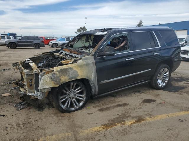 1GYS4CKJ1JR205032 - 2018 CADILLAC ESCALADE PREMIUM LUXURY BURN photo 1