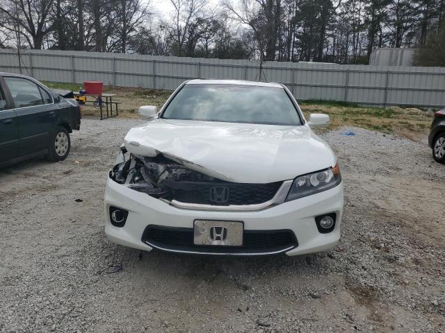 1HGCT1B81DA016058 - 2013 HONDA ACCORD EXL WHITE photo 5