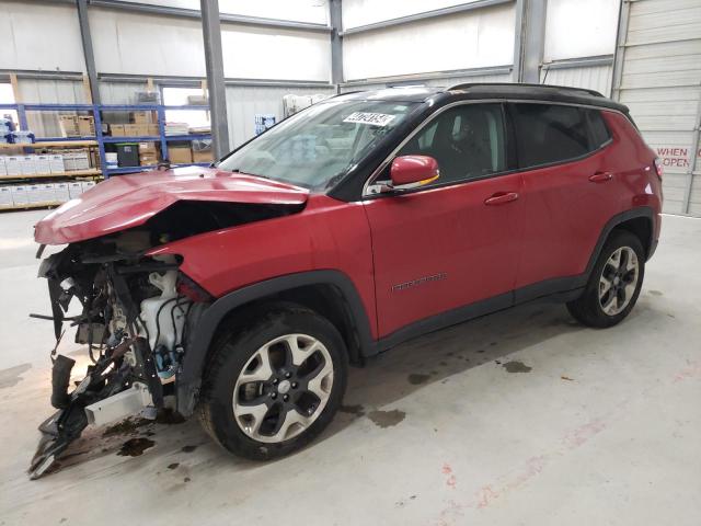 3C4NJDCB7KT760990 - 2019 JEEP COMPASS LIMITED RED photo 1