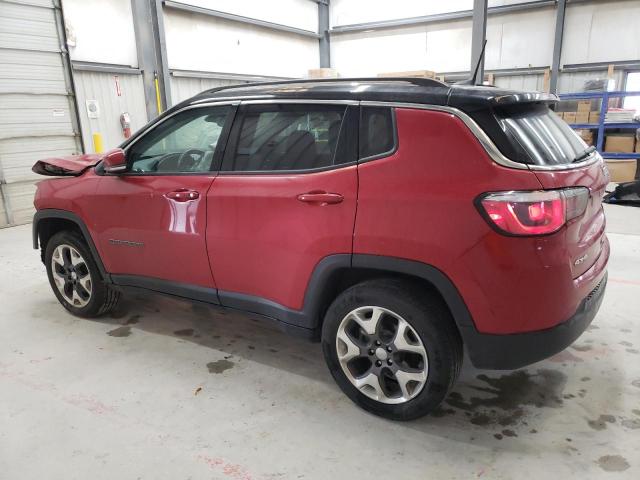 3C4NJDCB7KT760990 - 2019 JEEP COMPASS LIMITED RED photo 2