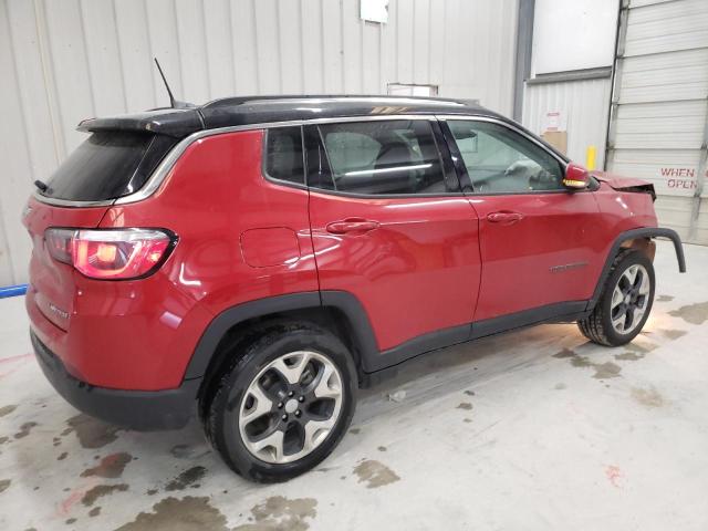 3C4NJDCB7KT760990 - 2019 JEEP COMPASS LIMITED RED photo 3