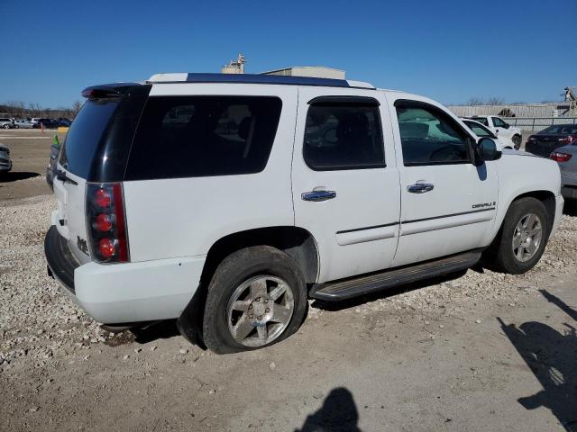 1GKFK63888J141370 - 2008 GMC YUKON DENALI WHITE photo 3