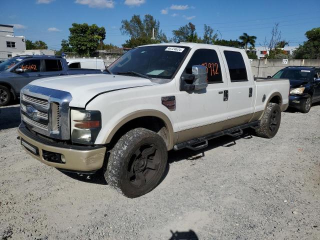 1FTSW20R18EA03764 - 2008 FORD F250 SUPER DUTY WHITE photo 1