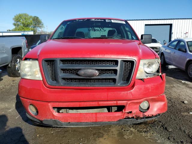 1FTRX02W06KC38111 - 2006 FORD F150 RED photo 5