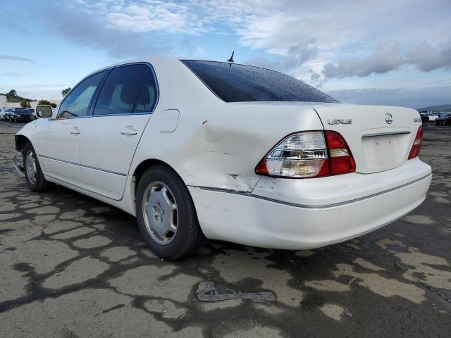 JTHBN30F620088991 - 2002 LEXUS LS 430 WHITE photo 2