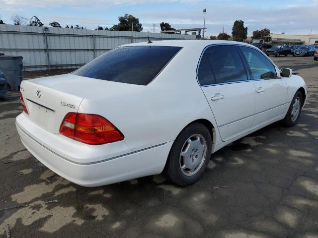 JTHBN30F620088991 - 2002 LEXUS LS 430 WHITE photo 3