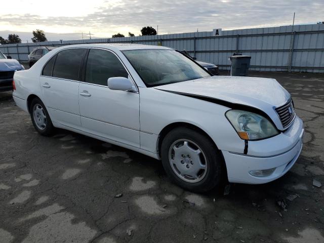 JTHBN30F620088991 - 2002 LEXUS LS 430 WHITE photo 4