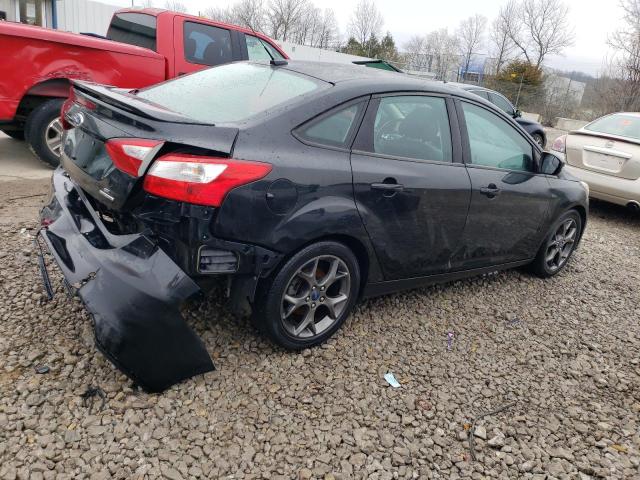 1FADP3F20EL167462 - 2014 FORD FOCUS SE BLACK photo 3