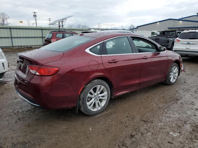 1C3CCCAB2FN558650 - 2015 CHRYSLER 200 LIMITED BURGUNDY photo 3