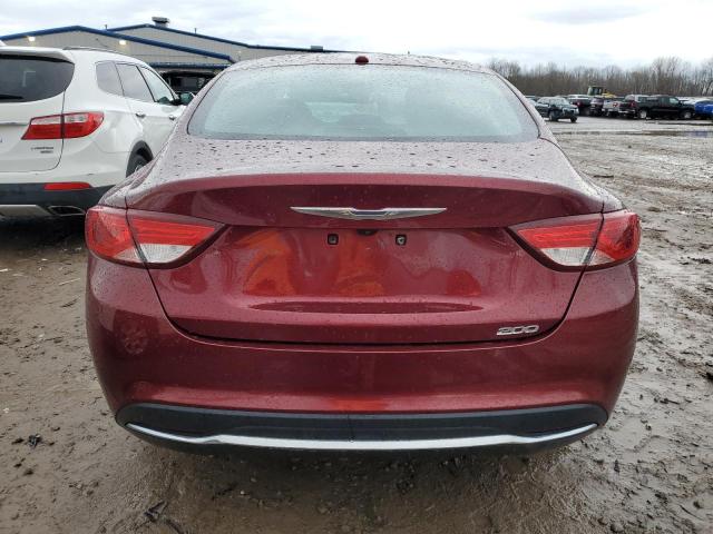 1C3CCCAB2FN558650 - 2015 CHRYSLER 200 LIMITED BURGUNDY photo 6