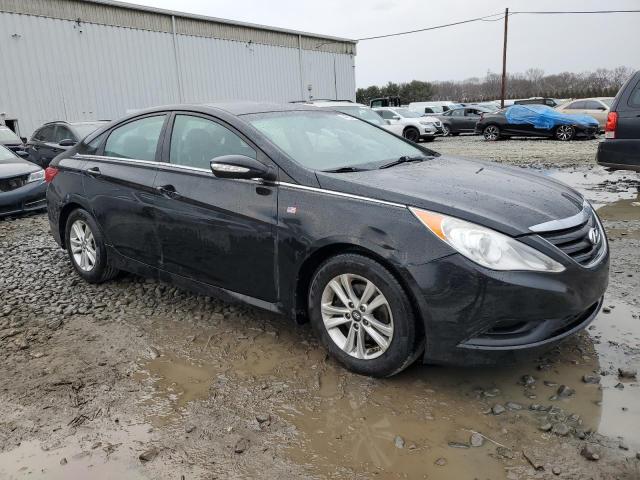 5NPEB4AC0EH933875 - 2014 HYUNDAI SONATA GLS BLACK photo 4