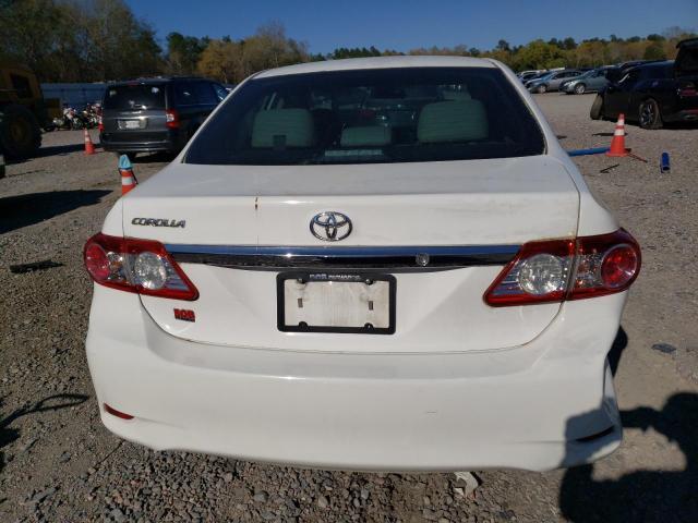 5YFBU4EE3DP194754 - 2013 TOYOTA COROLLA BASE WHITE photo 6