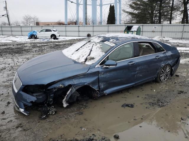 3LN6L5B99KR605496 - 2019 LINCOLN MKZ BLUE photo 1