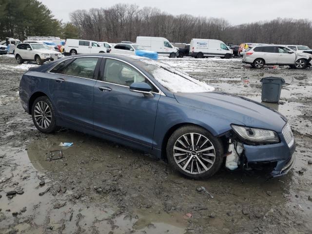 3LN6L5B99KR605496 - 2019 LINCOLN MKZ BLUE photo 4
